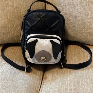 Betsey Johnson Black and White Backpack